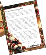 Letter From Santa Preview with Nice List Certificate and Envelope From Santa
