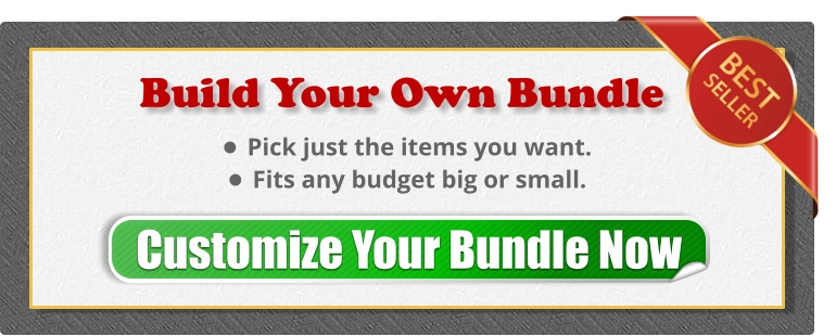 •	Pick just the items you want. •	Fits any budget big or small.